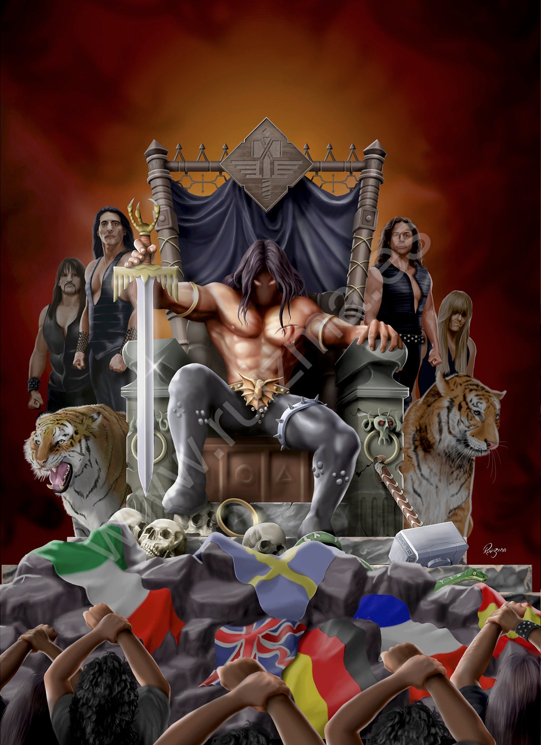 Manowar Poster - Etsy