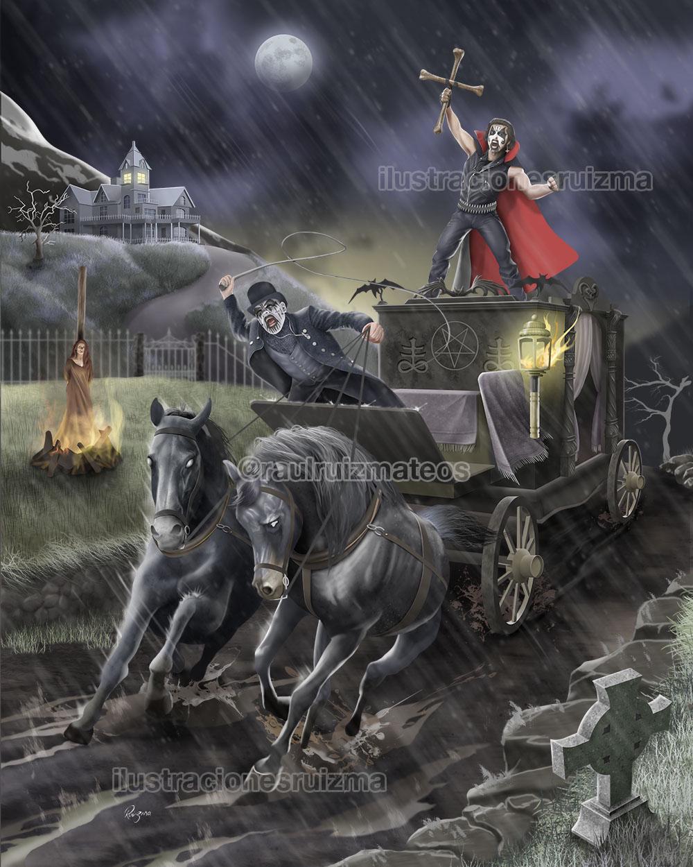 King Diamond "Abigail Tribute" - Gothic Fan-Art Poster