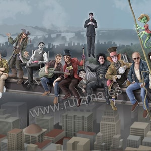 Printed poster inspired by Johnny Depp
