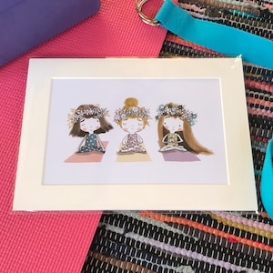 Yoga Art Print (mounted)