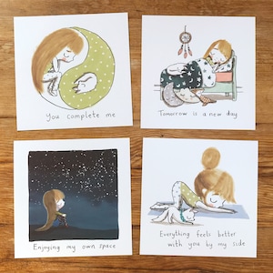 Cartes postales (série 8) de Cally Jane Studio