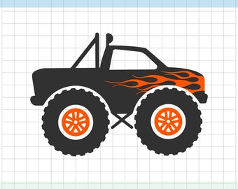 Monster Truck Decor Etsy