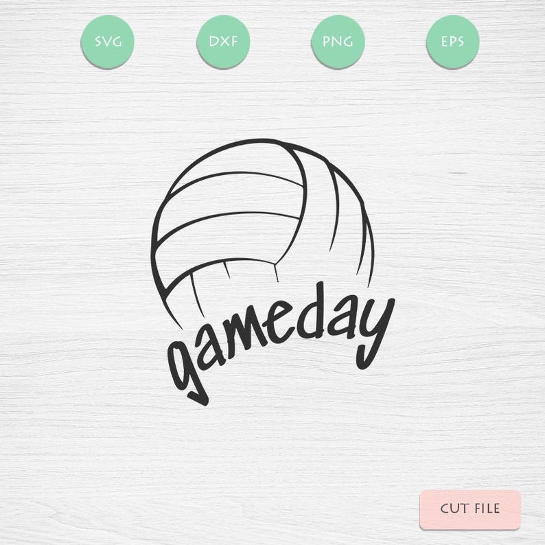 Download Volleyball Game Day Shirt Print svg eps dxf png | Etsy