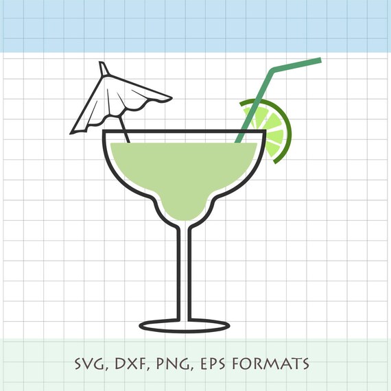 Margarita Martini Glass Lime SVG Shirt Print Etsy