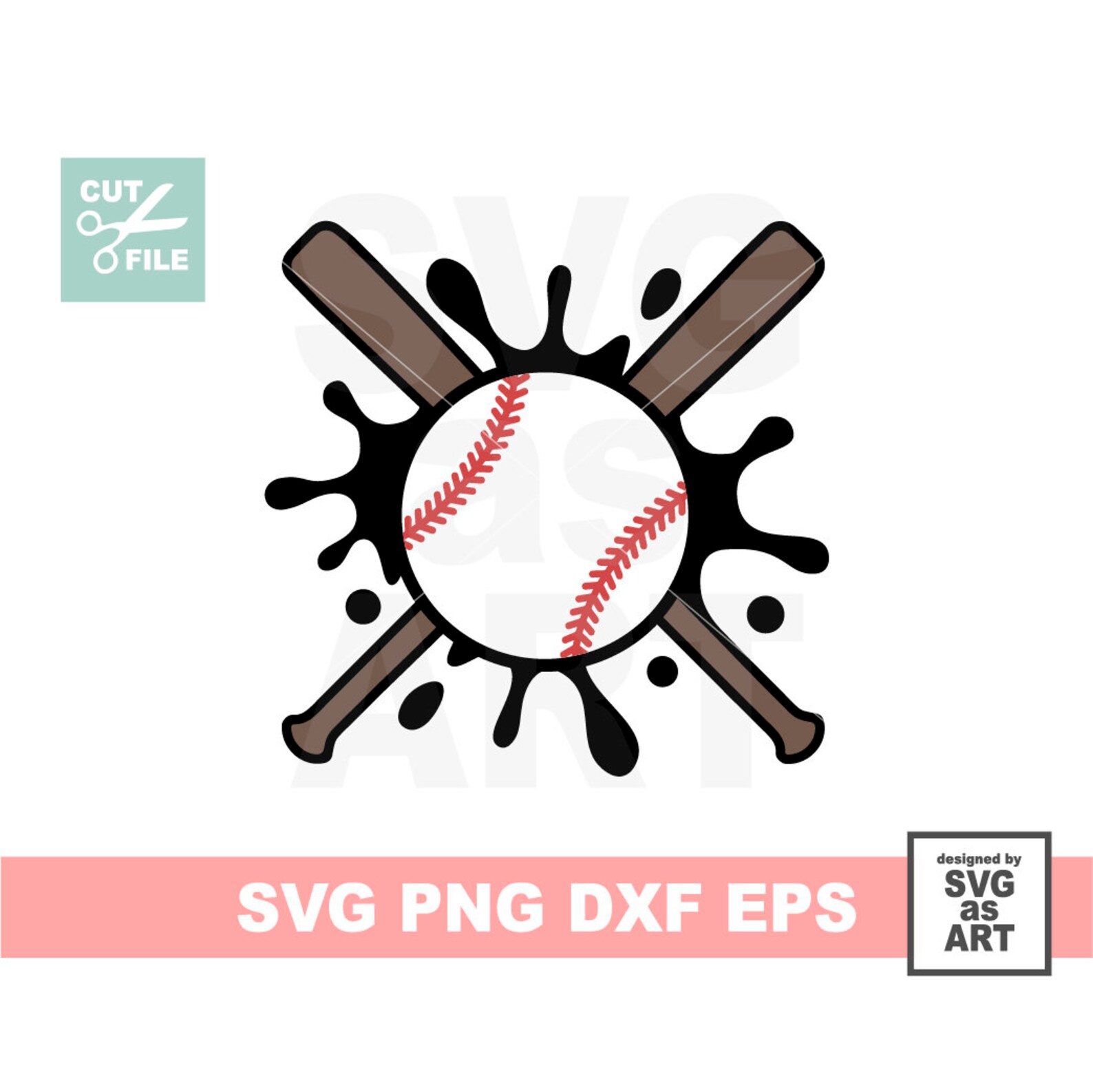 Baseball Bat and Ball SVG Shirt Print Etsy