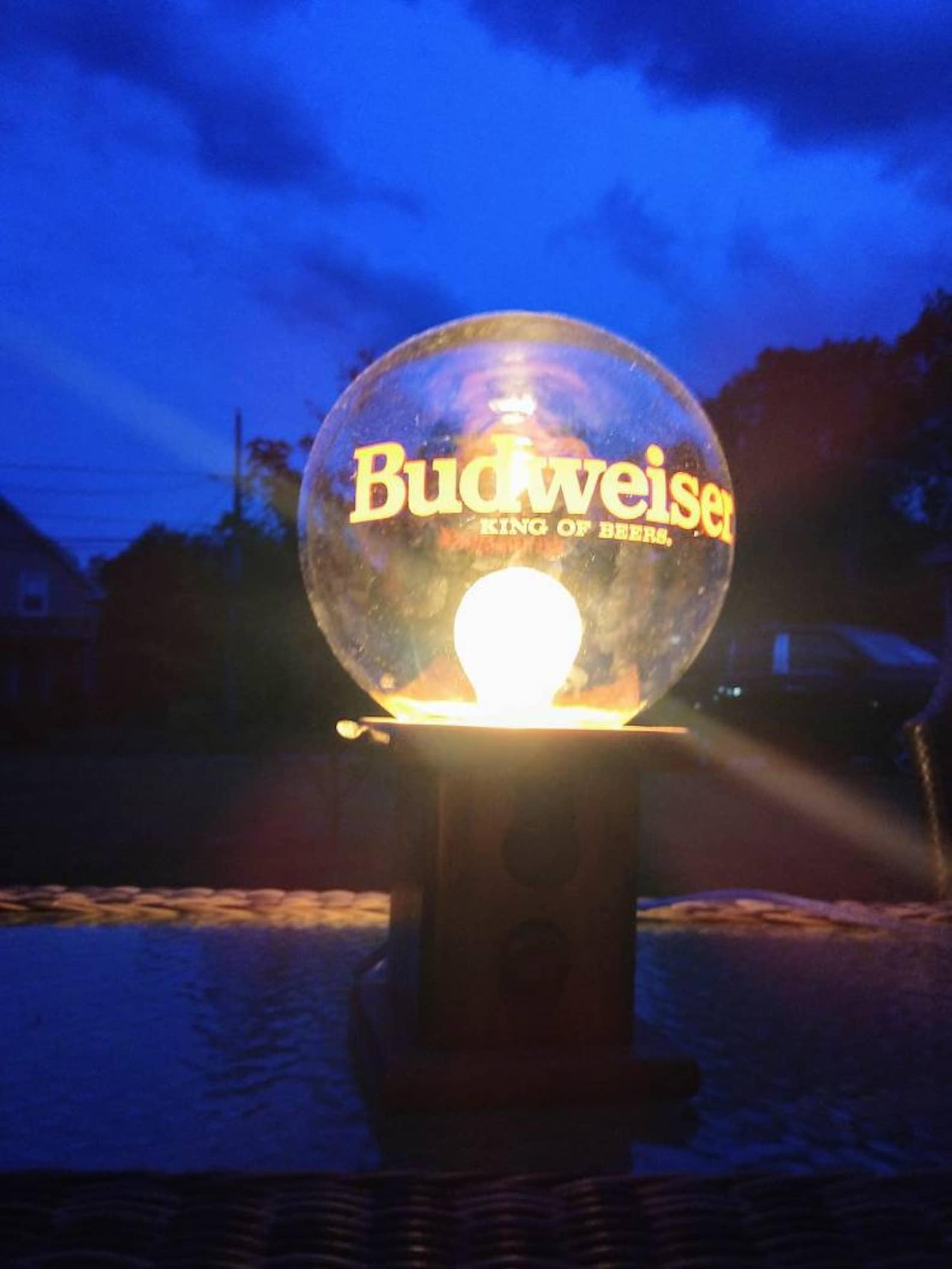 Gift for Him Budweiser Nut Dispenser Lamp King of Beers Etsy