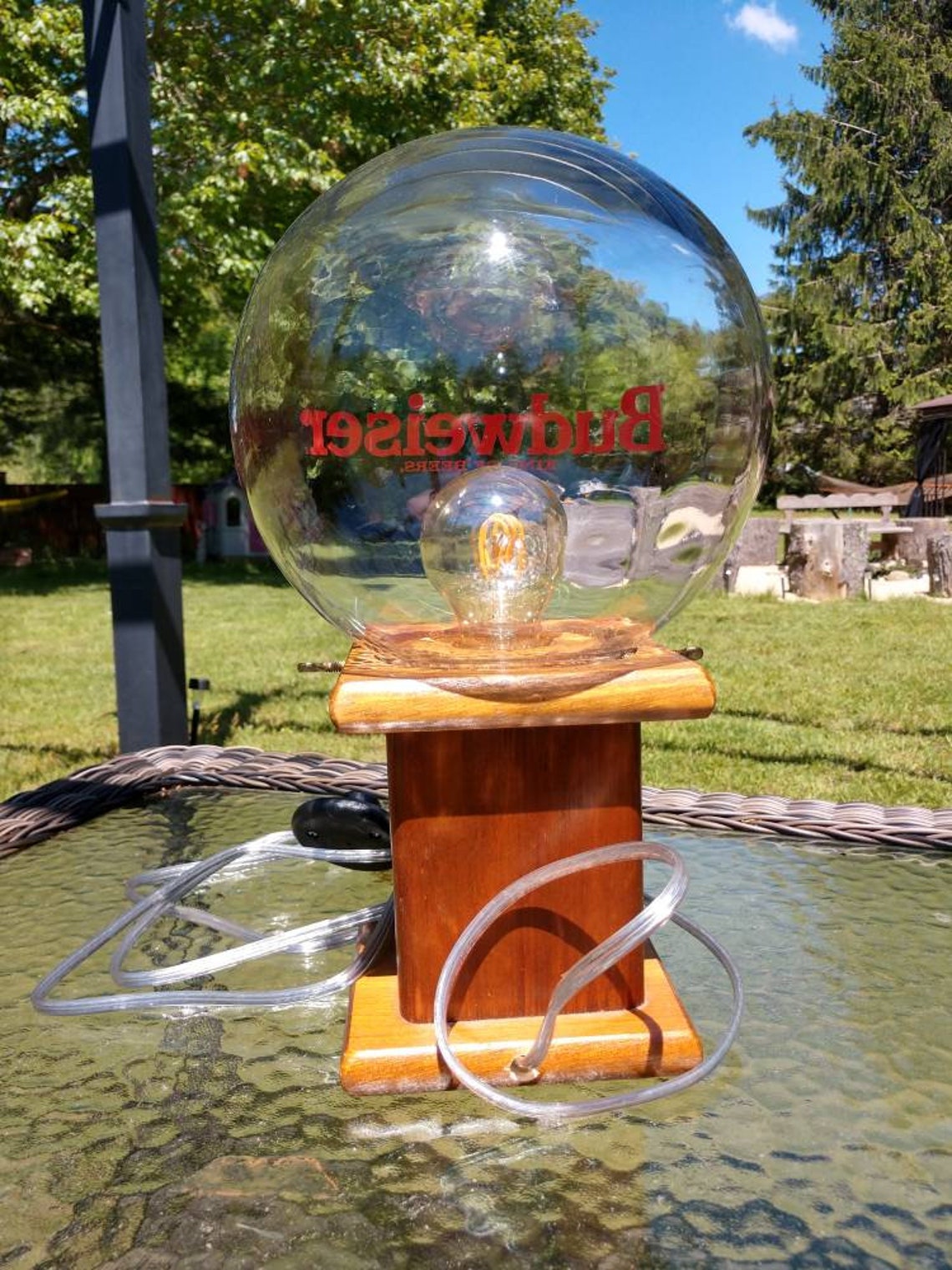 Gift for Him Budweiser Nut Dispenser Lamp King of Beers Etsy