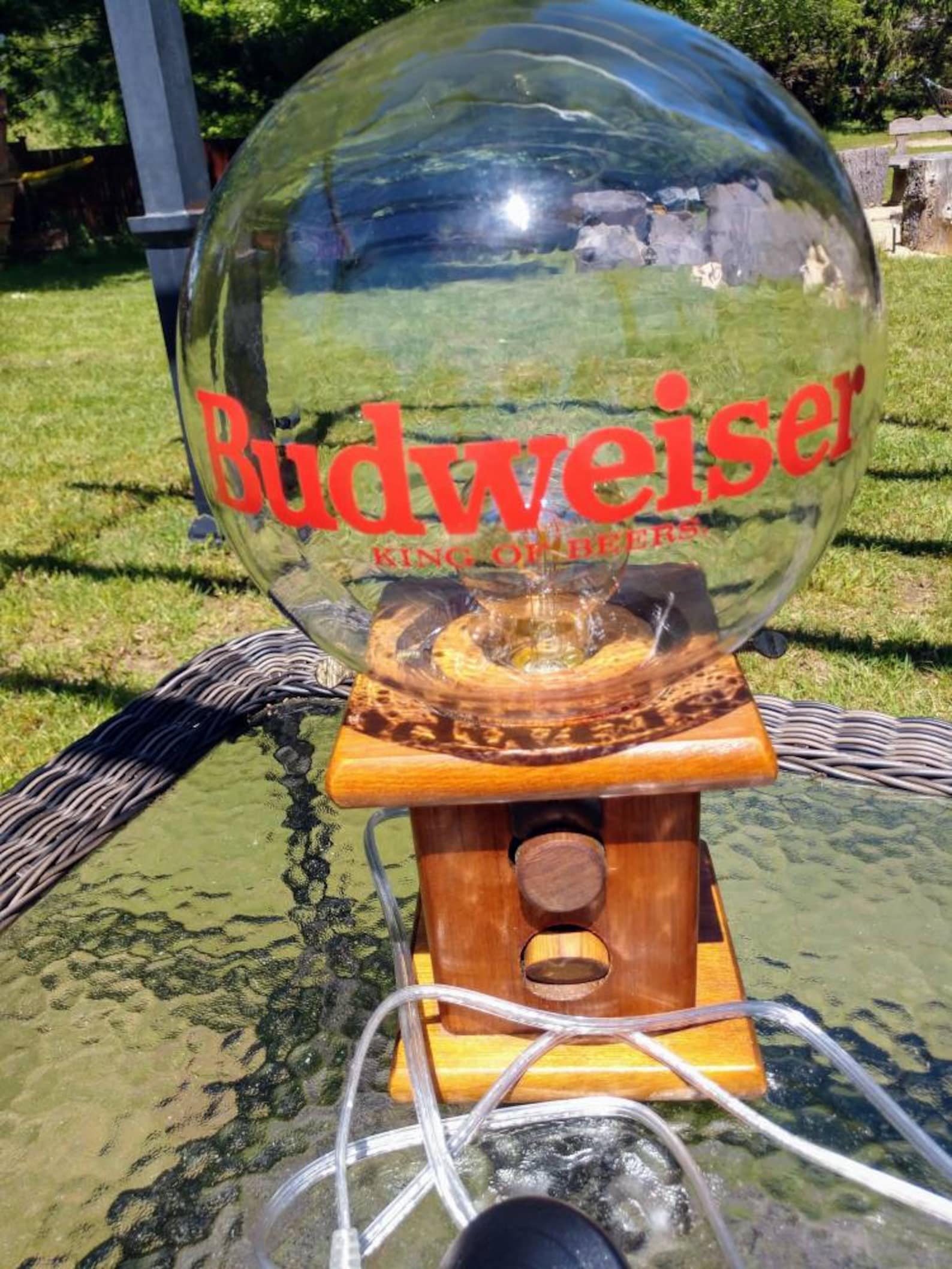 Gift for Him Budweiser Nut Dispenser Lamp King of Beers Etsy