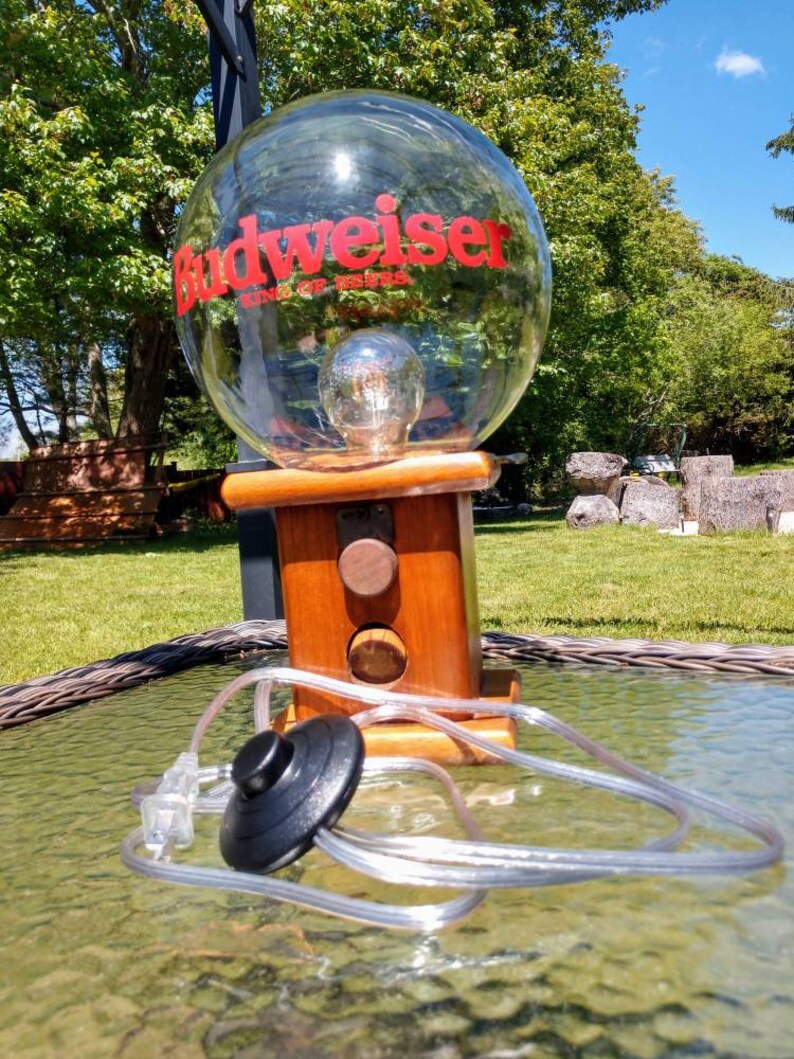 Gift for Him Budweiser Nut Dispenser Lamp King of Beers Etsy