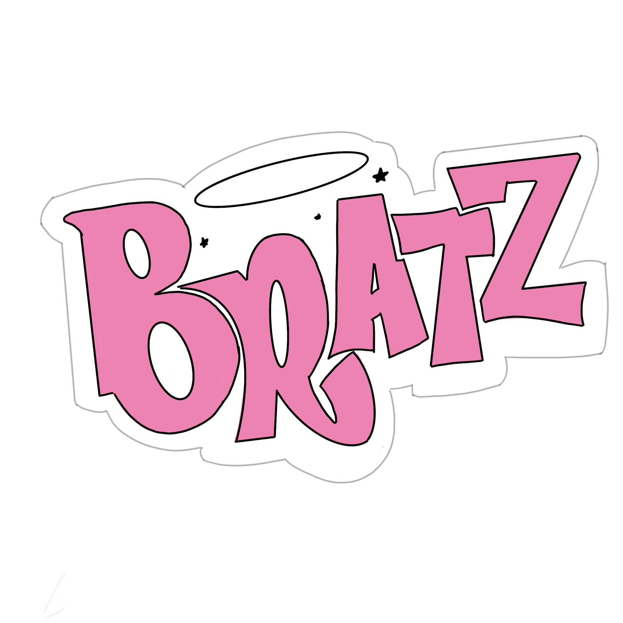 Bratz logo iron on