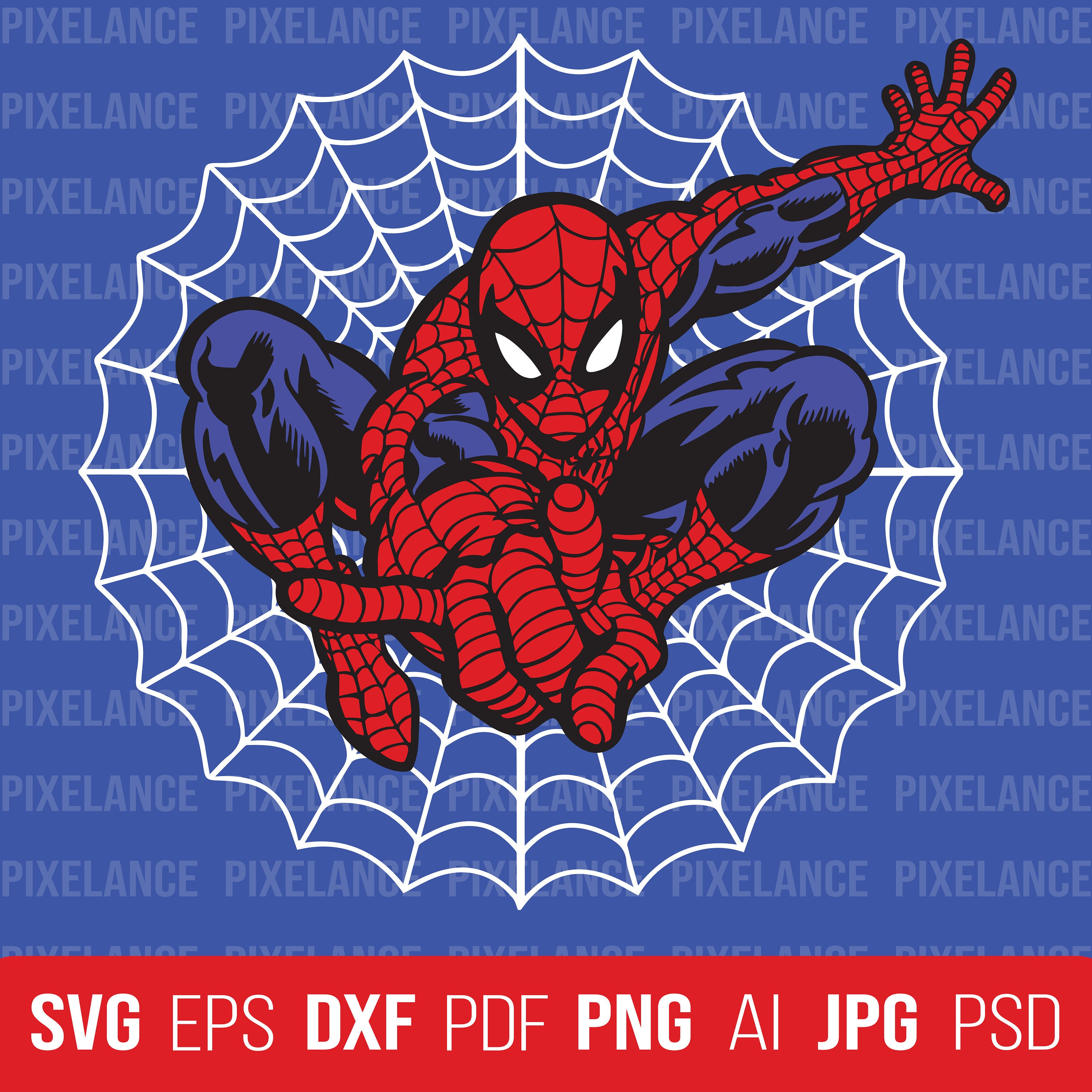 Download Gambar Spiderman Gambar Spiderman Vector SVG, PNG, EPS, DXF File