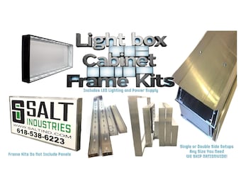 Outdoor Light box DIY Aluminum Frame kits with led lighting included, Quotes