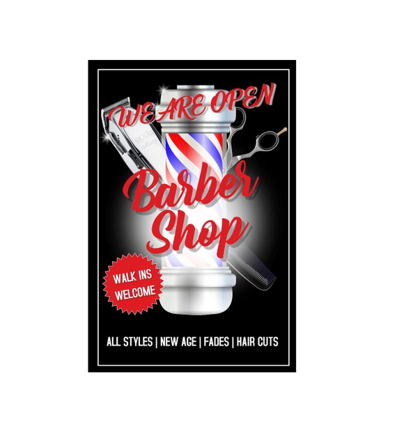 Barbershop Sign New Bravo's Barber Shop Logo Prototype