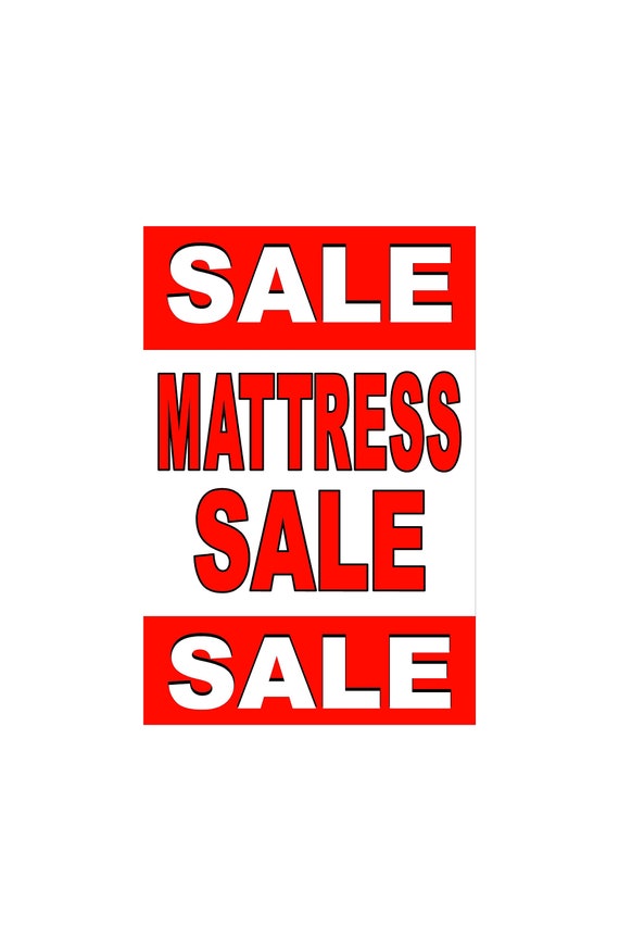 Mattress Sale Advertising Poster Sign 24x36 | Etsy