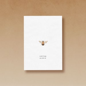 tout ira bien | Carte postale en papier 100% recyclé