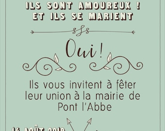 Digital Invitation Mariage