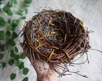 Handmade Bird Nest/Home Nature Craft best for Wedding Decor, Party Decor/Home Decor/willow Easter nest/twig bird nest/easter decor/spring