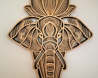 Laser Cut Wood Wall Art Etsy
