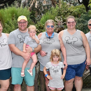 Custom Family Shirts with Mouse Ears SVG, digital, mom, dad, brother, sister
