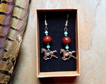 Horse earrings