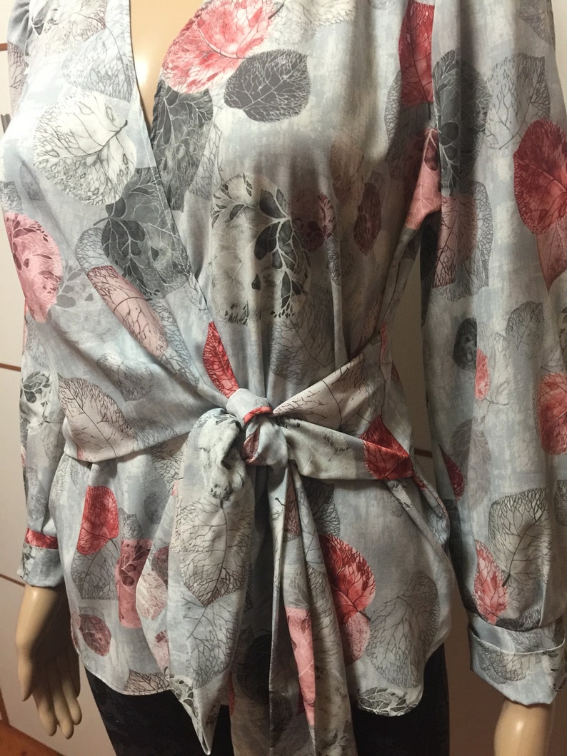 blouse women long sleeve blouse. spring summer floral print Women/'s tops chiffon women/'s blouse with wallet