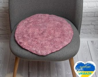Handmade felt pad dining/kitchen chairs -Felt chair cushions - Felt seat pad - Felt chair cover  - Chair decoration