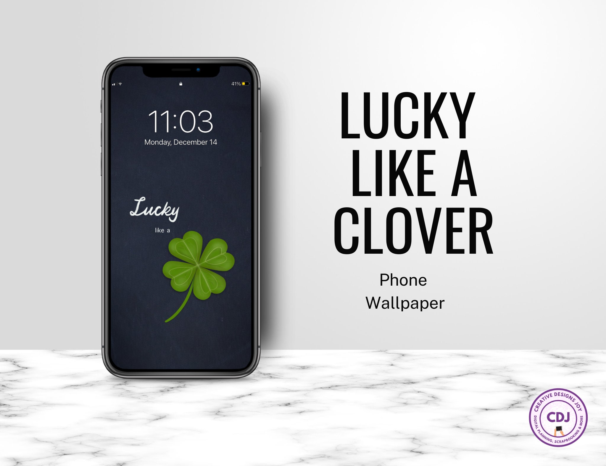 Lucky charm background of 3D render suitable for a mobile screen phone desktop landing page UI UX and wallpaper Stock Photo Alamy