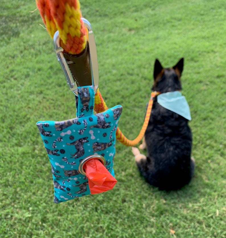Dog Accessory Dog Walking Accessory Waste Bag Dispenser Dog Poop Bag Dispenser Cute Dog Accessory POOch Pouch Dog Poop Bag Holder