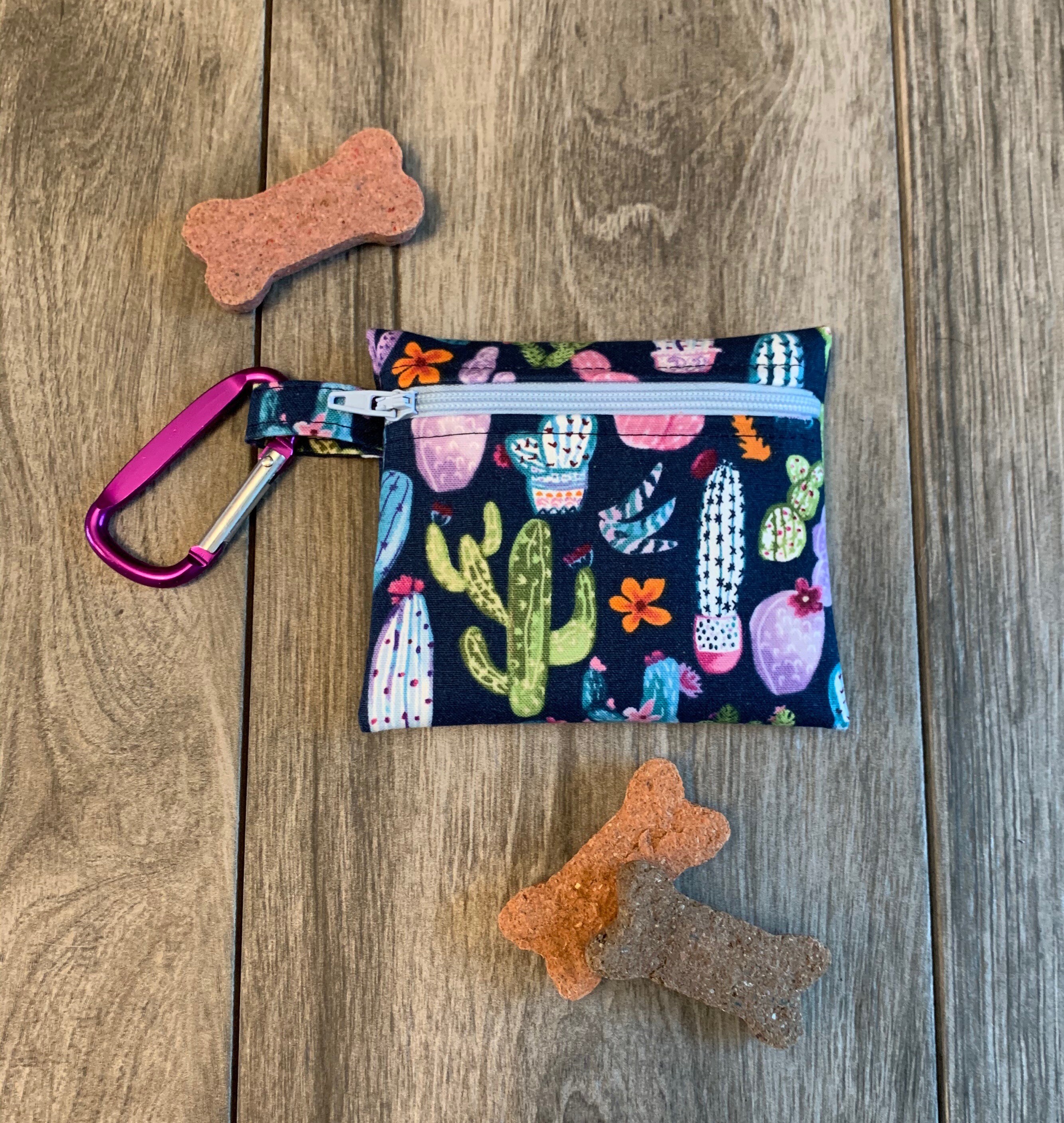 Dog Treat Bag Dog Walking Bag Small Zipper Bag Dog Treat Etsy