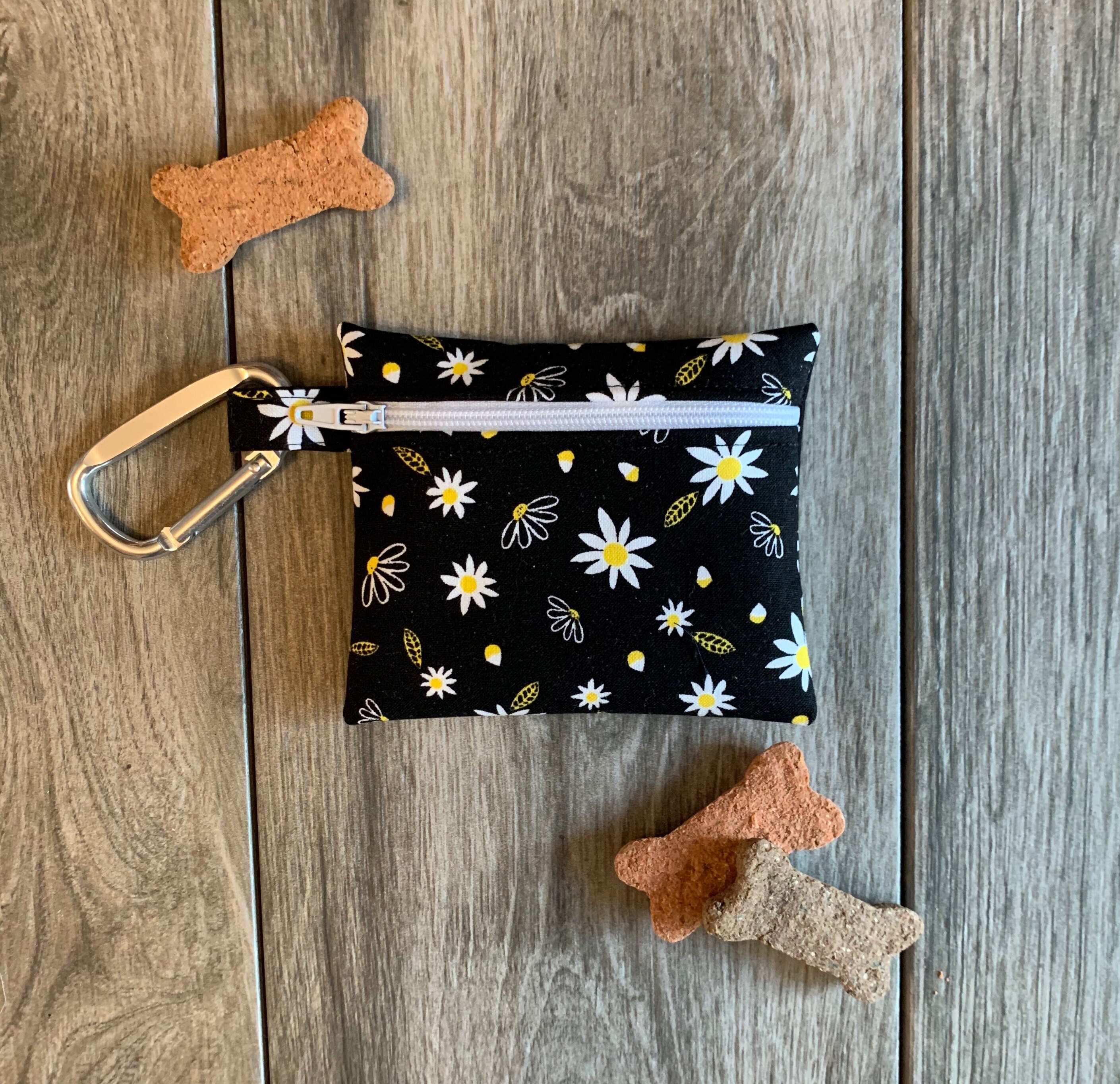 Dog Treat Bag Dog Walking Bag Small Zipper Bag Dog Treat Etsy