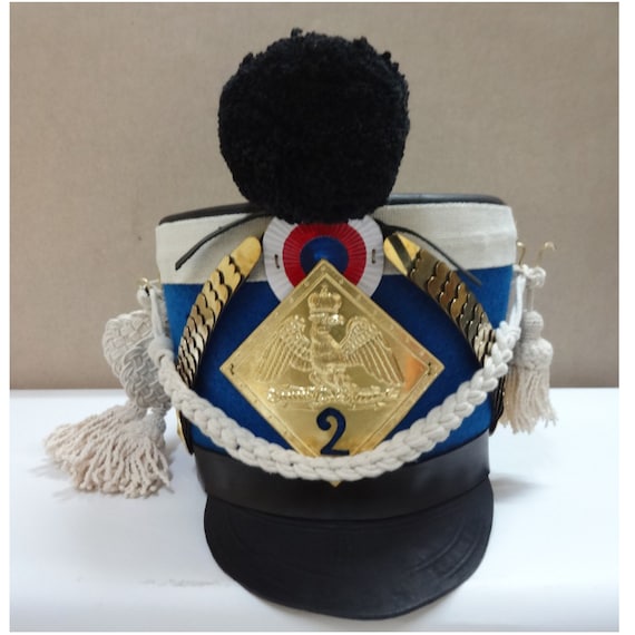 Behang Tschako Fangschnak Shako helmet cord Grenadier Napoleon Larp sca