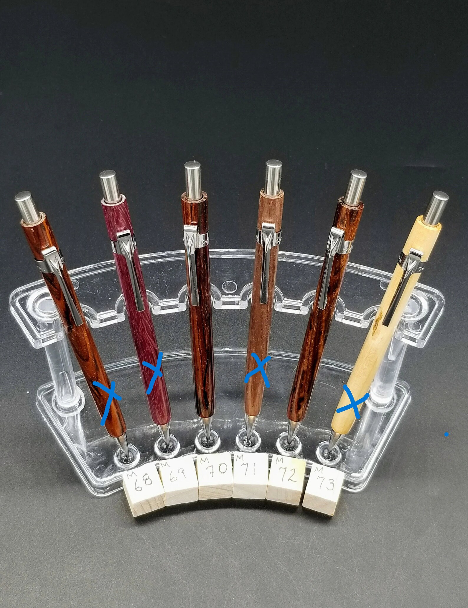 Wooden Mechanical Pencils From Exotic and Local Hardwood With Etsy