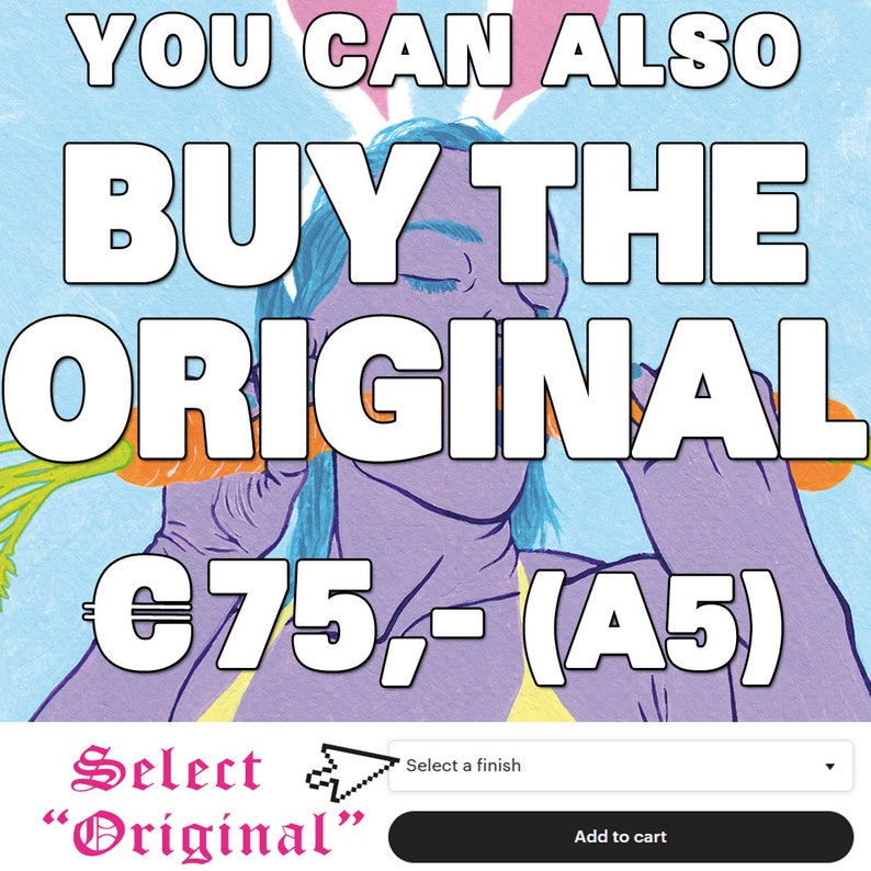 Erotic Art Print A5 Woman Giving Blowjob Sexual Painting Etsy