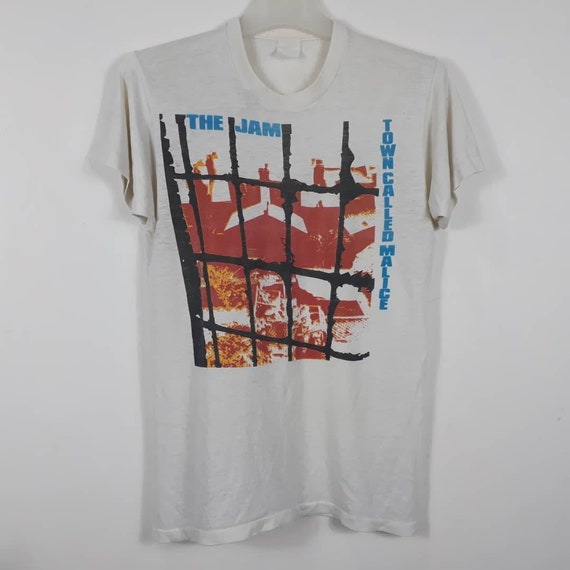 Vtg 1982 THE JAM T-Shirt Promo Town Called Malice