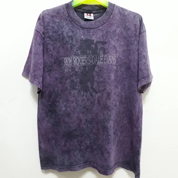 Vtg The ROY ROGERS - DALe EVANS Museum Tie Dye T S