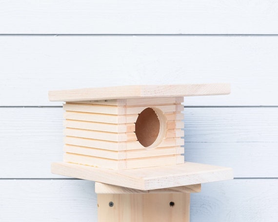 Mid Century Modern Bird House Etsy