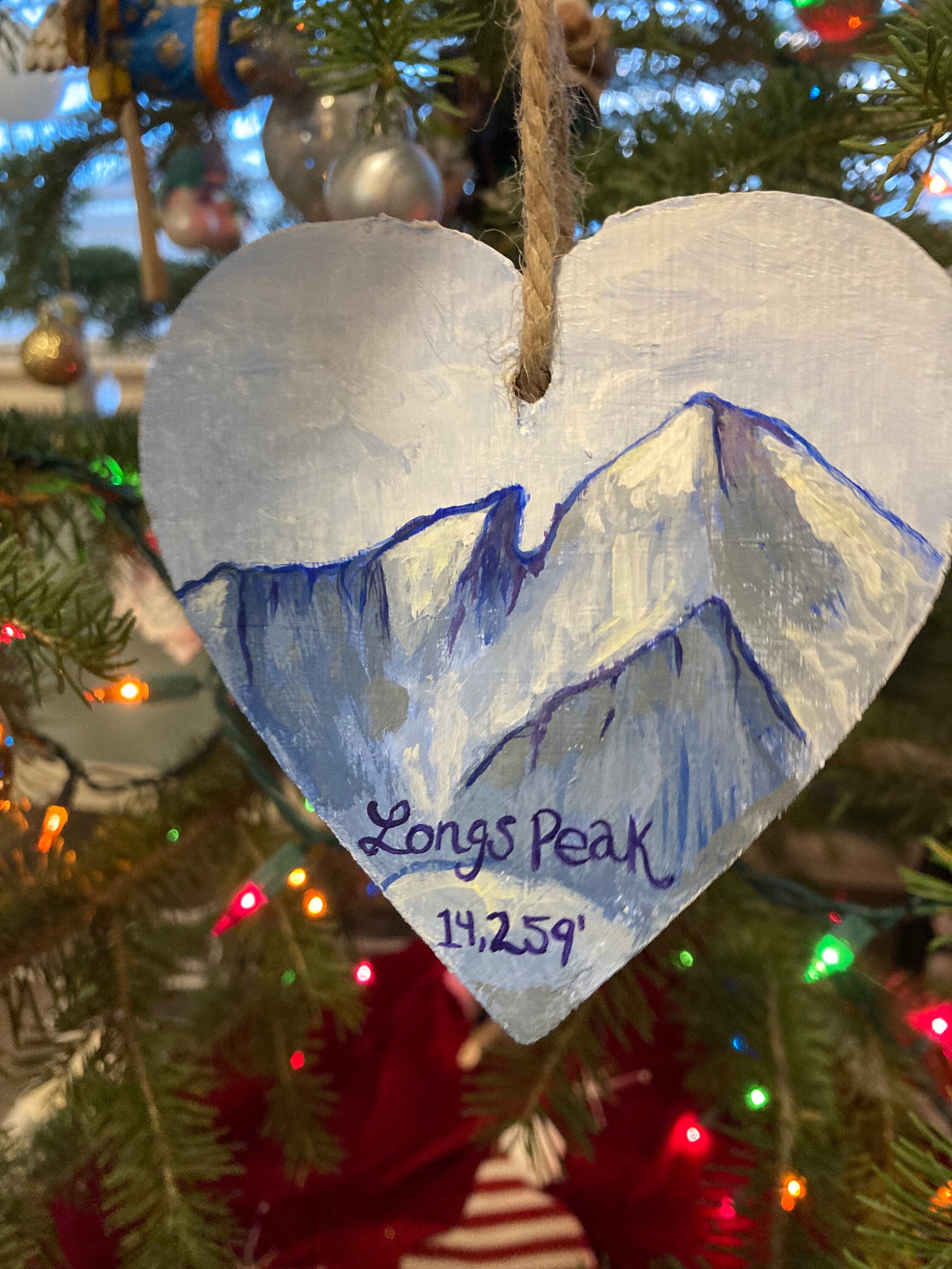 Longs Peak Colorado 14er Ornament