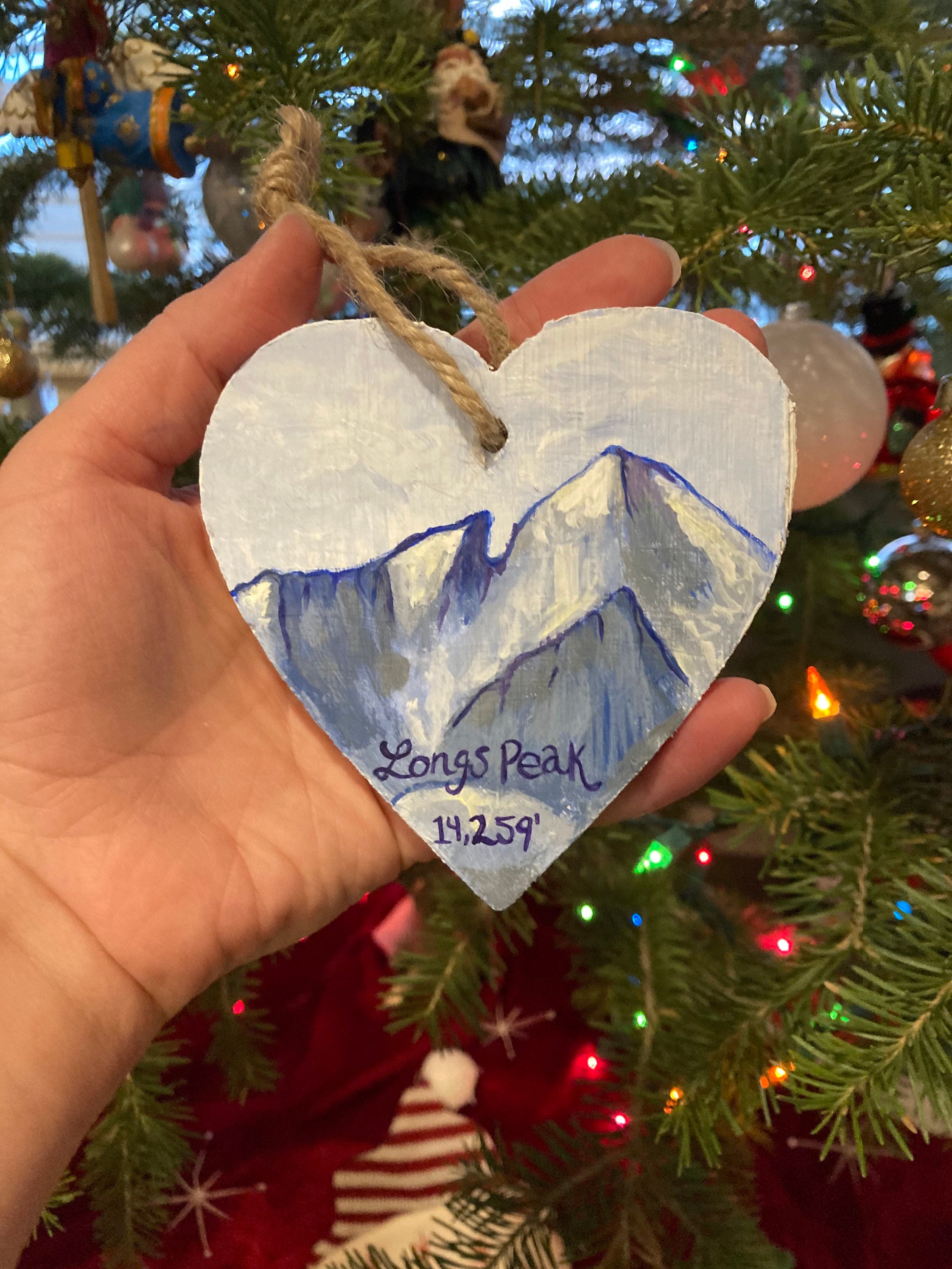 Longs Peak Colorado 14er Ornament