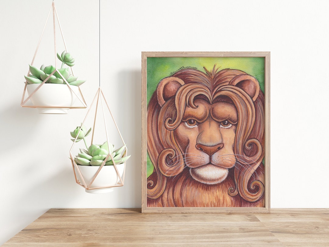 Aslan the Lion 8x10 Wall Art Print by Colorado Artist Julianna ...