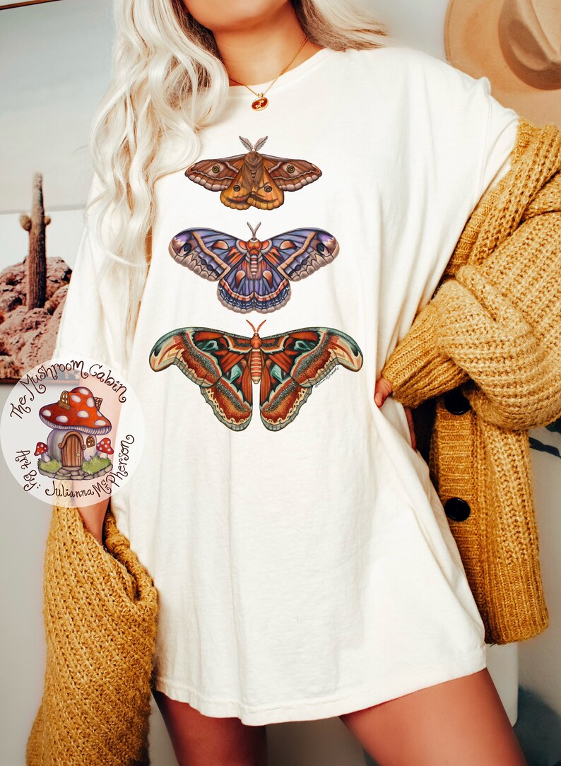 Comfort Colors Moth Shirt Goblincore Shirt Cottagecore Clothing Dark ...