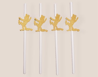 Wild One First Birthday Party Decorations | Paper Straws Set of 12 | Party Decor | Where the Wild Things Are