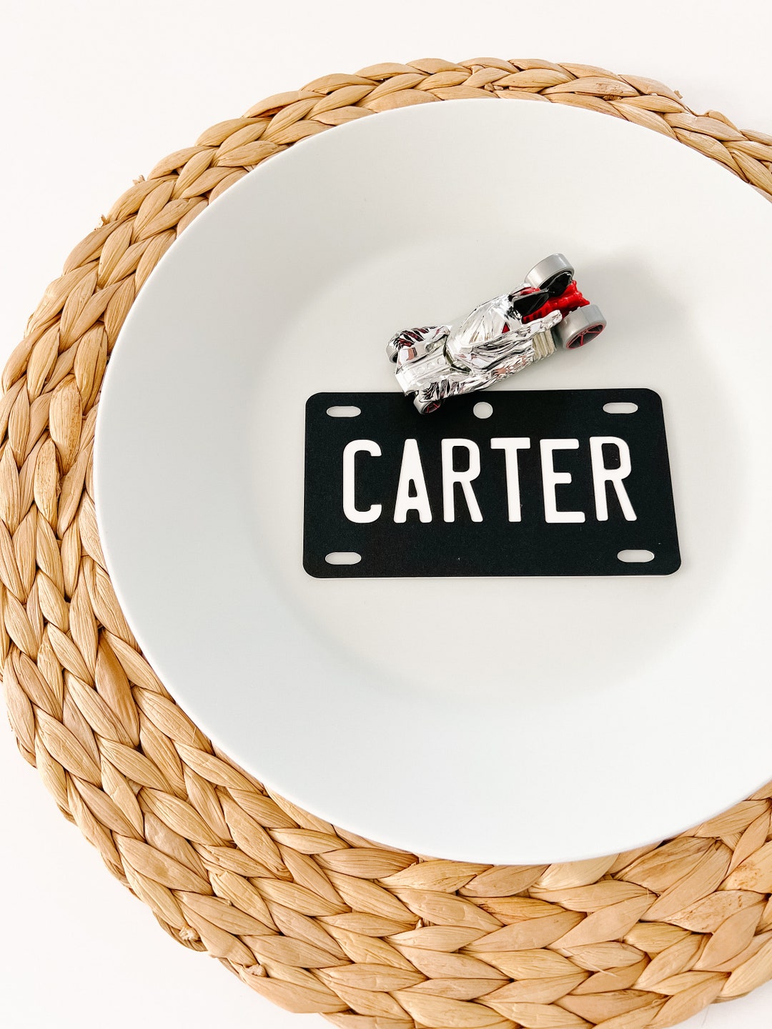 License Plate Place Cards | Car Birthday Party | Fast and Furious ...