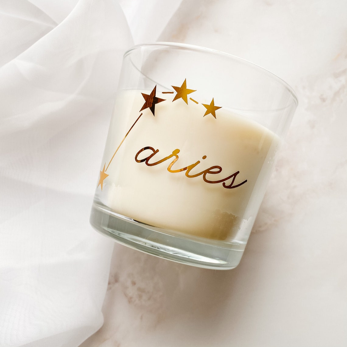 Zodiac Candle Collection Personalized Birthday Gift Star Etsy