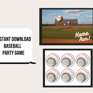 KinderGeburtstag Party Spiel | Sofort Download PartySpiel | Ausdruckbares Partyspiel | Baseball Party Spiel | Pin the Tail auf dem Esel | Druckbare