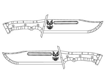 Halo Reach: Kampfmesser 3D Datei