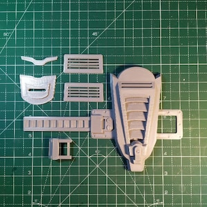 ODST: kit impreso en 3D para antebrazos con súper detalles (derecho e izquierdo)