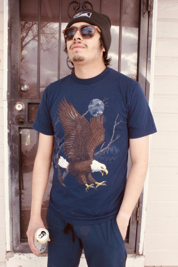 Vintage Badass 50/50 Blend Baldeagle T