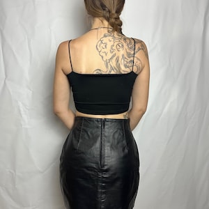 Miu Miu Leather Skirt - Etsy