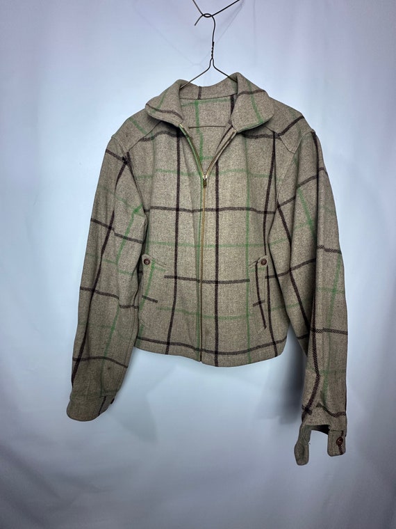 Chippewa Woolen Mills Vintage Cropped Plaid Jacket