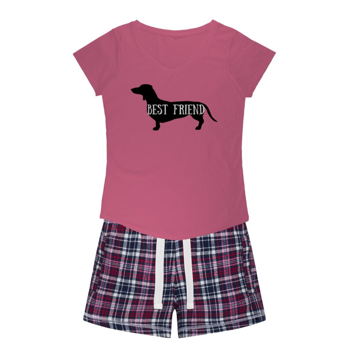 Dachshund Dog Flannel PJ for Women Dachshund Gifts Perfect Etsy